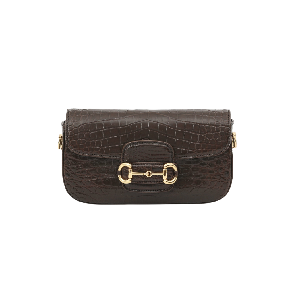 Stylish Evening Crocodile Purse Crocodile Shoulder Bag