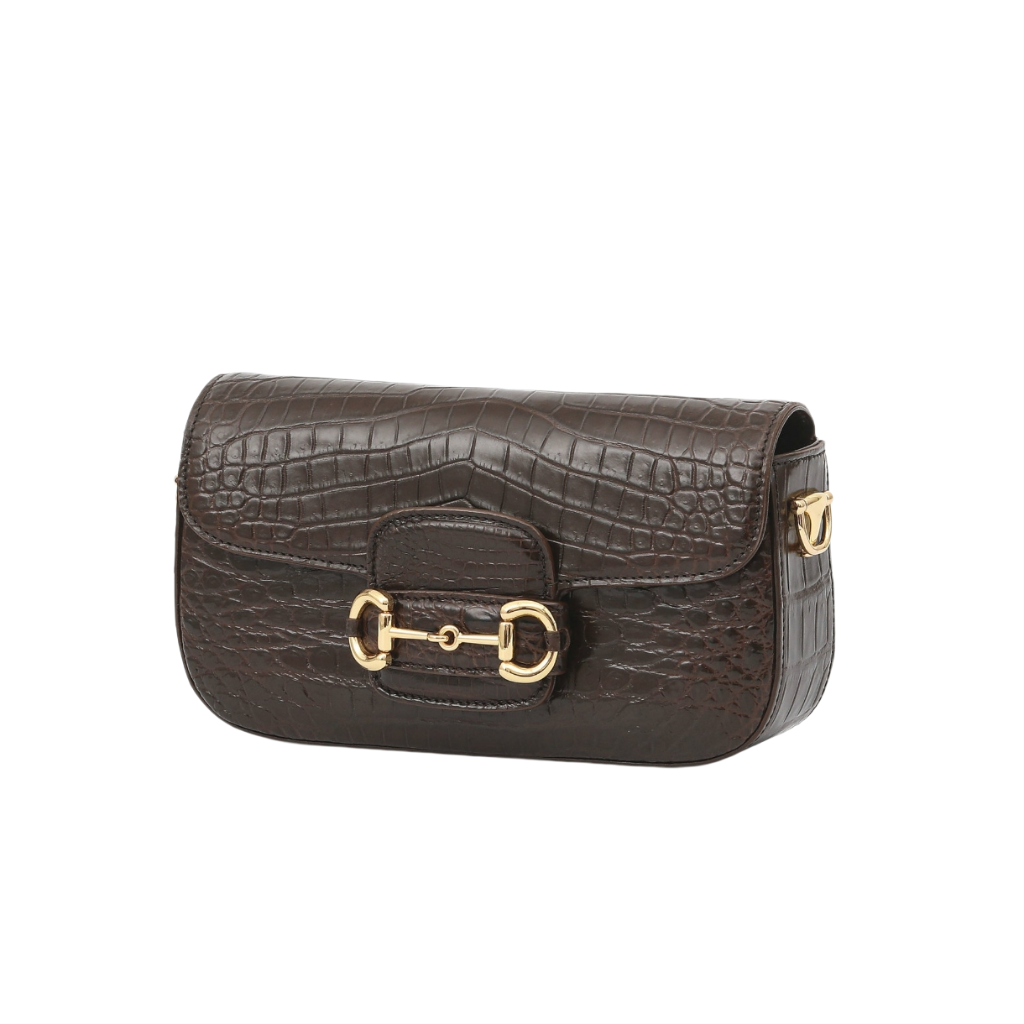 Stylish Evening Crocodile Purse Crocodile Shoulder Bag
