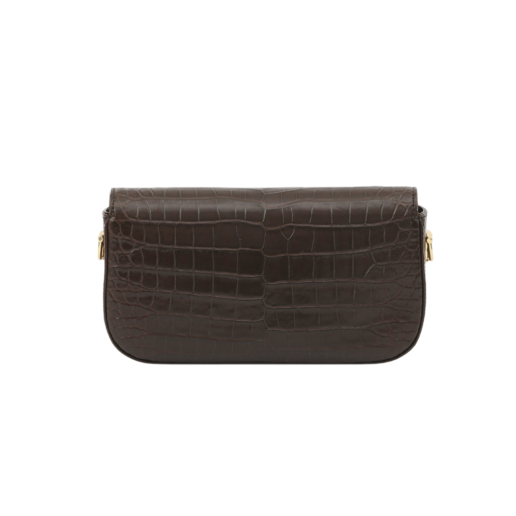 Stylish Evening Crocodile Purse Crocodile Shoulder Bag