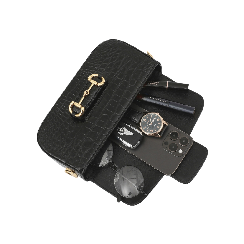 Stylish Evening Crocodile Purse Crocodile Shoulder Bag