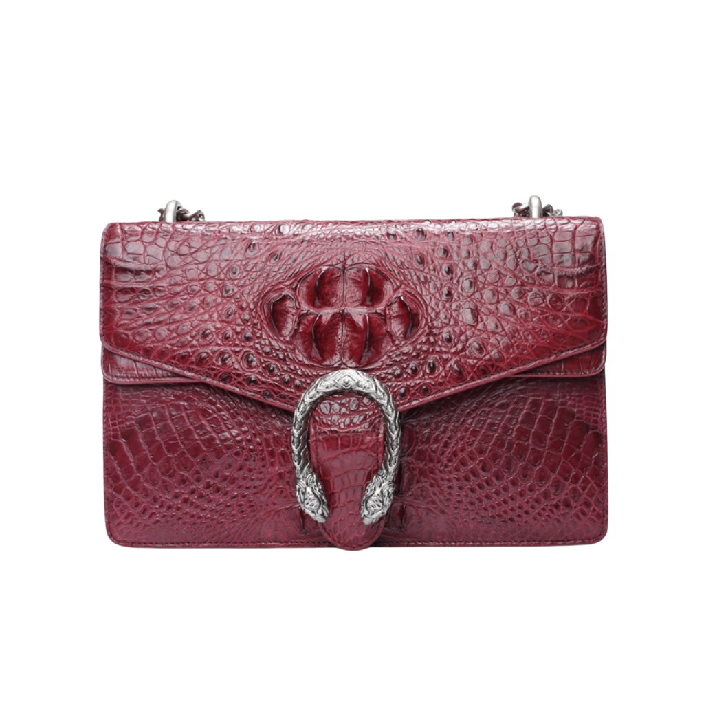 Genuine Crocodile Leather Shoulder Crossbody Bag