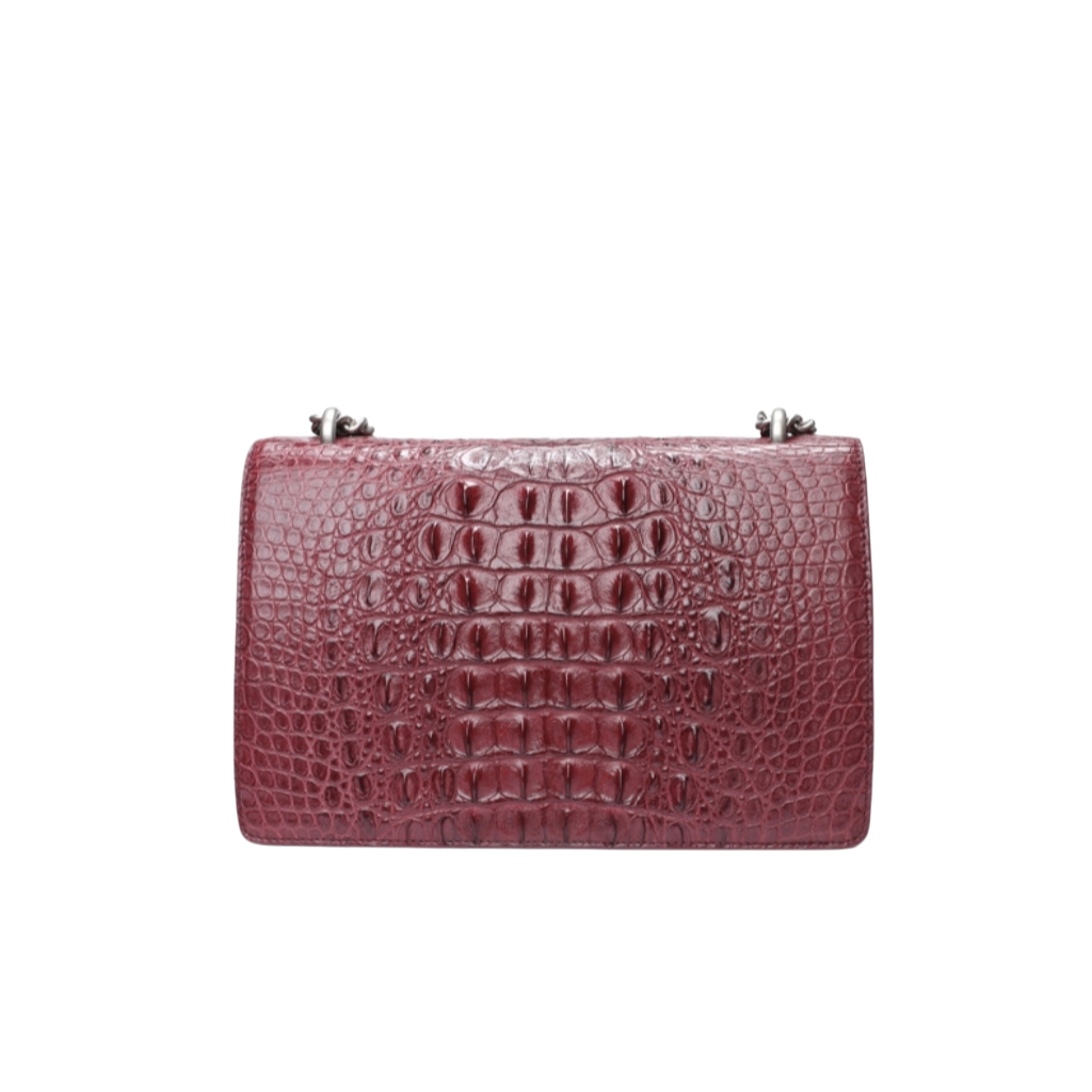 Genuine Crocodile Leather Shoulder Crossbody Bag
