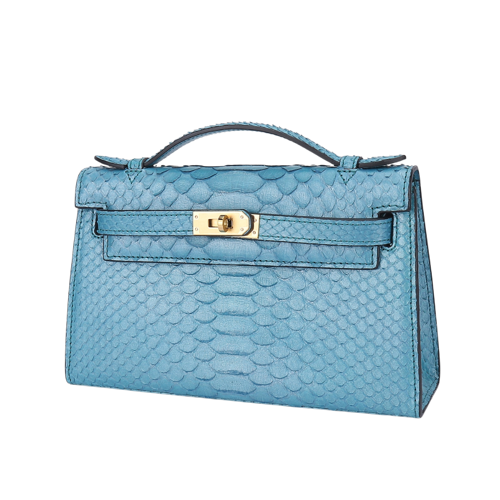 Genuine Snakeskin Tote Bag | Artisan Handmade Top-Handle Handbag