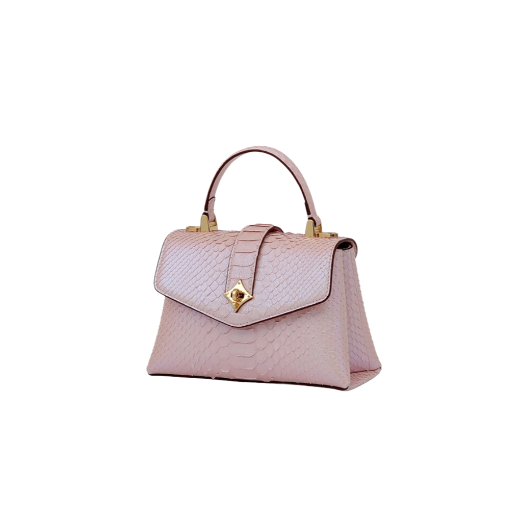 Genuine Snakeskin Evening Bag | Stylish Shoulder Handbag