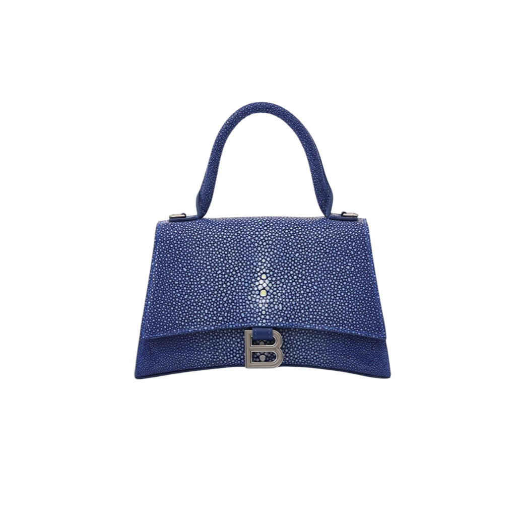 Genuine Stingray Skin Designer Handbag | Artisan Handmade Crossbody Satchel