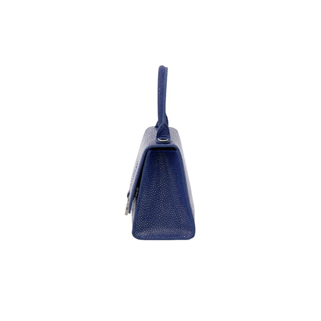 Genuine Stingray Skin Designer Handbag | Artisan Handmade Crossbody Satchel