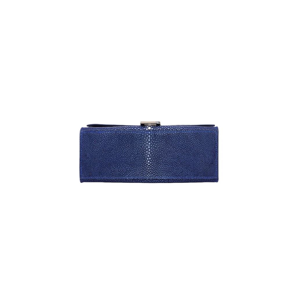 Genuine Stingray Skin Designer Handbag | Artisan Handmade Crossbody Satchel