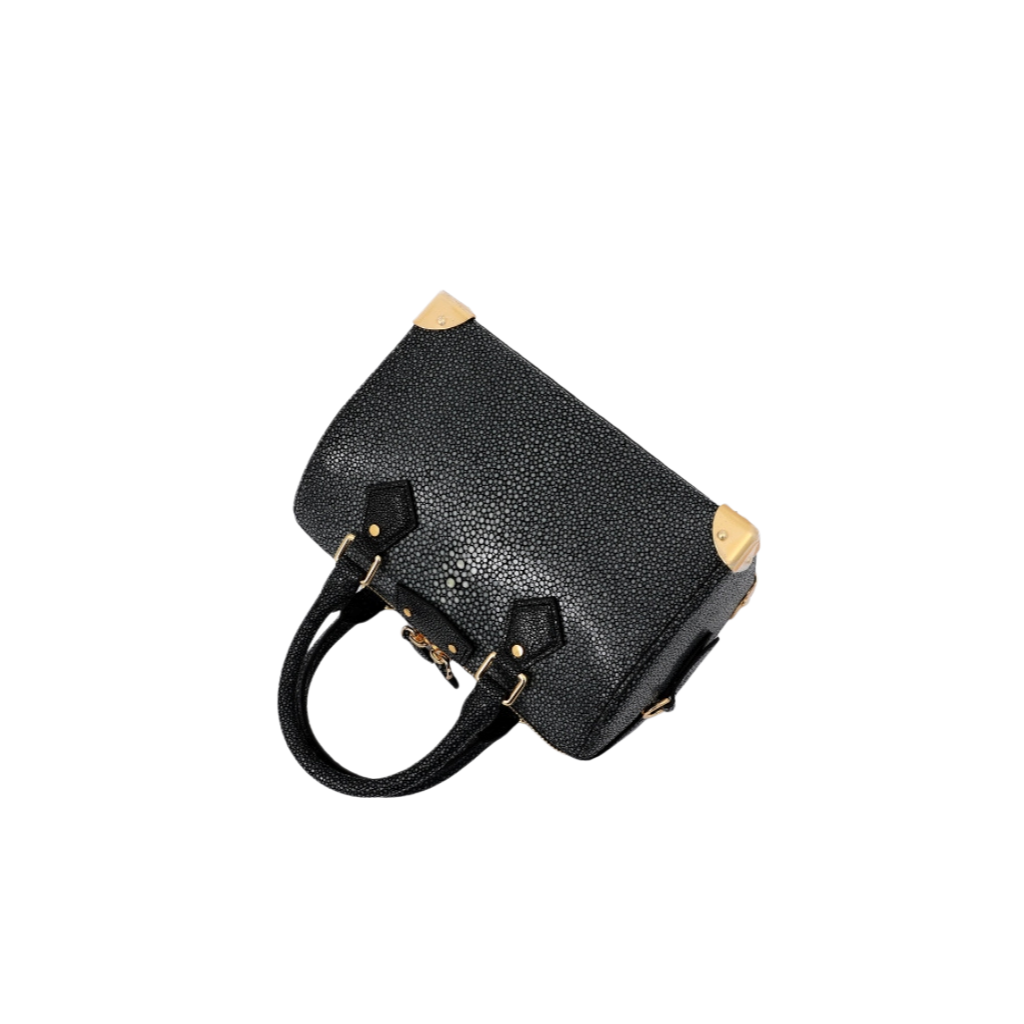 Genuine Stingray Skin Satchel | Artisan Handmade Crossbody