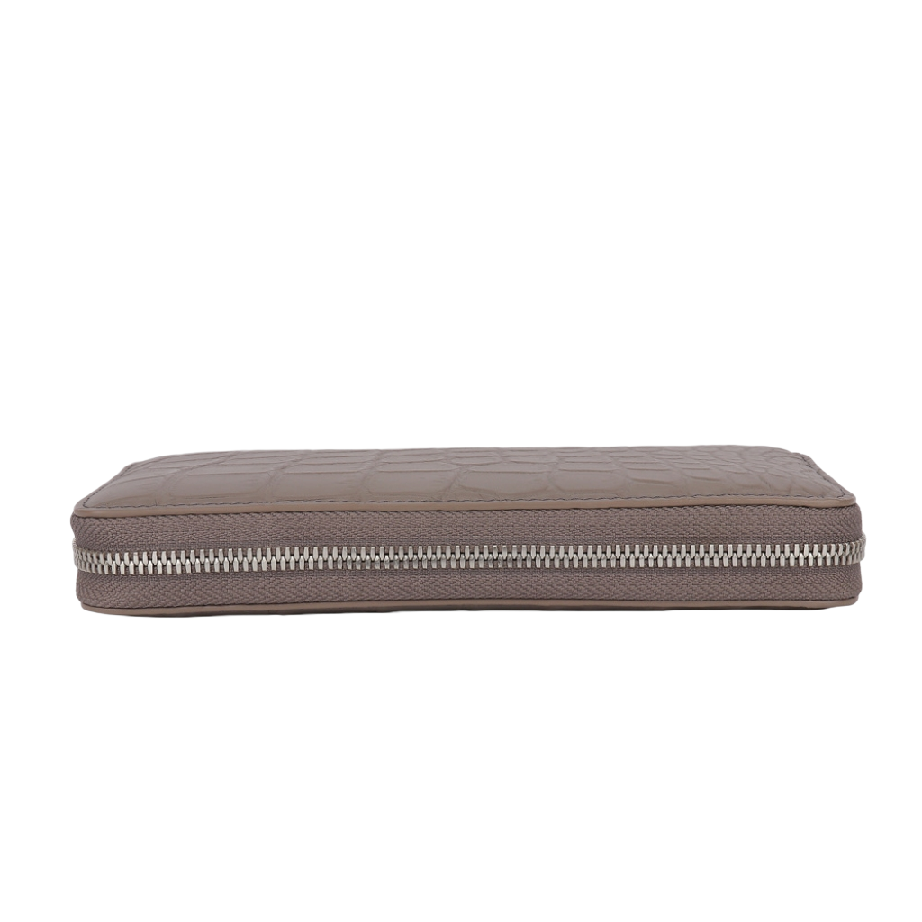 Matte Crocodile Leather Wallet | Luxury RFID Bifold Wallet