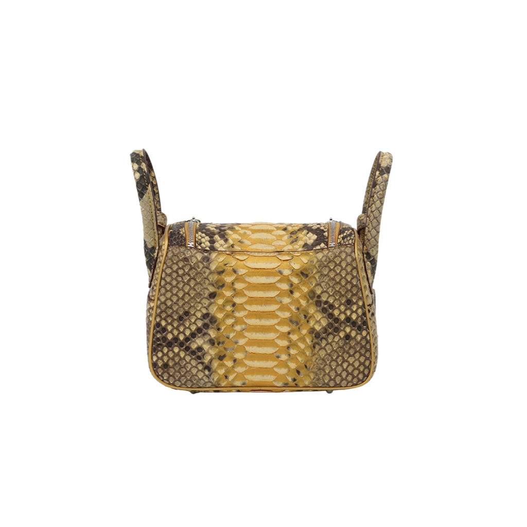 Genuine Python Snakeskin Mini Crossbody Bag | Luxury Handbag